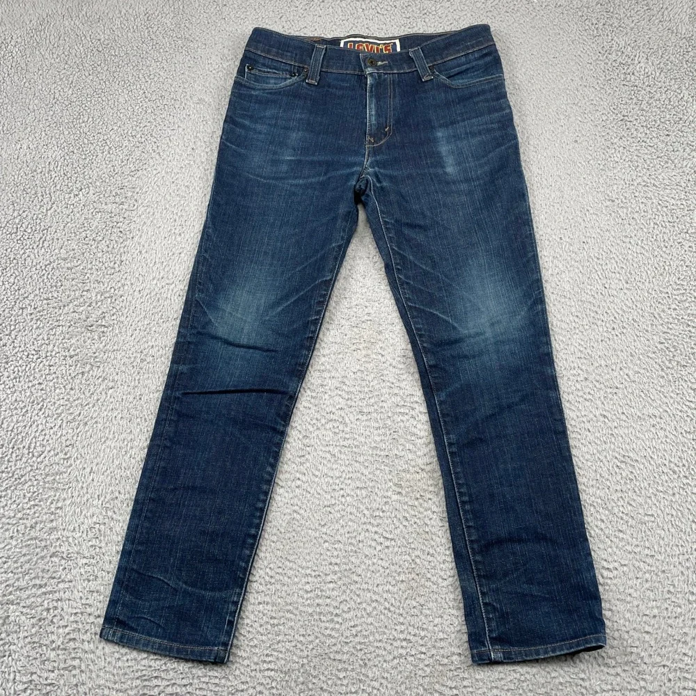 Levi's 510 Premium Jeans Mens 33x32 Blue Super Skinny Stretch Denim Casual